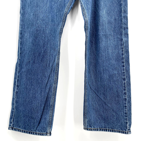 Levi's 505 REGULAR FIT MEN'S JEANS Medium Stonewash Non Stretch Size 44 x 32‎ - Picture 7 of 14